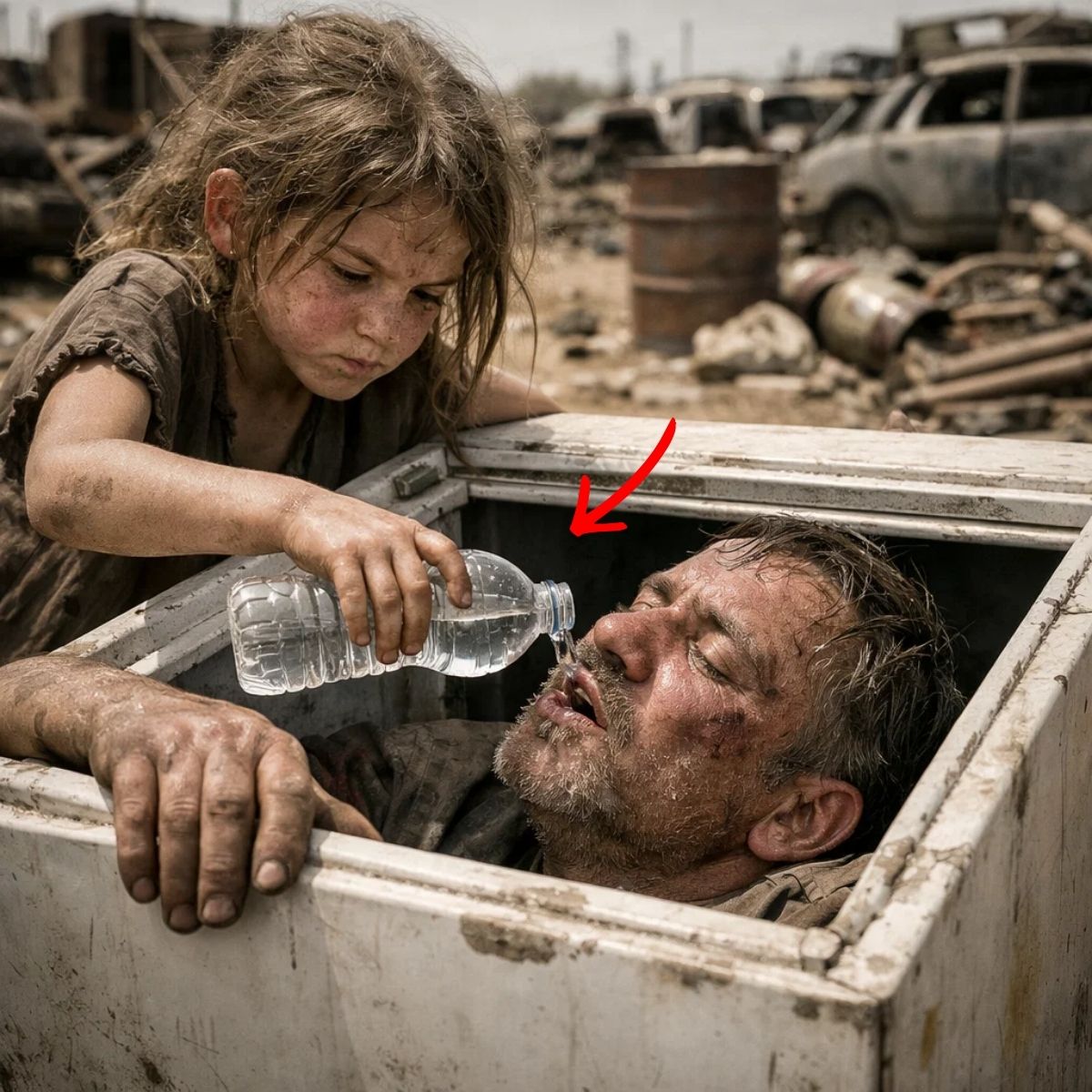A POOR GIRL FINDS A MILLIONAIRE BOUND INSIDE A DISCARDED FRIDGE… AND WHAT SHE DOES NEXT CHANGES EVERYTHING…