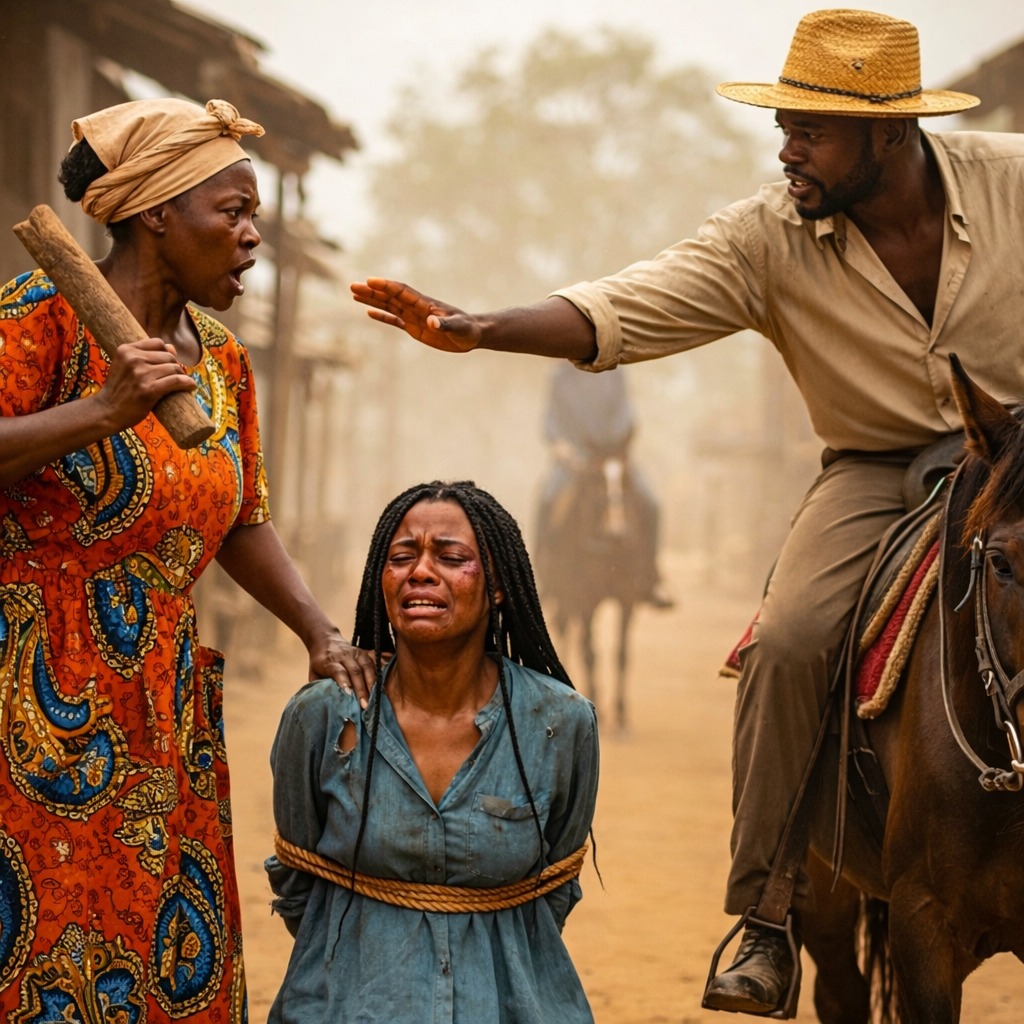 “Don’t hurt her — sell her to me,” said the farmer when he saw the stepmother beating her daughter.