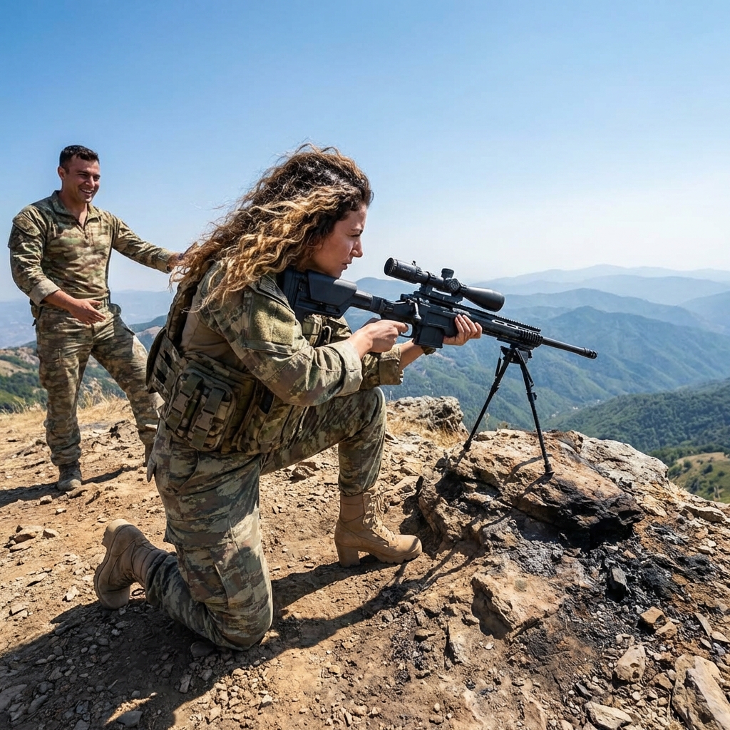 “You laughed at the armorer… until her bullet crossed 4,200 yards and saved the hostage.” — The Shot That Silenced the Entire Base