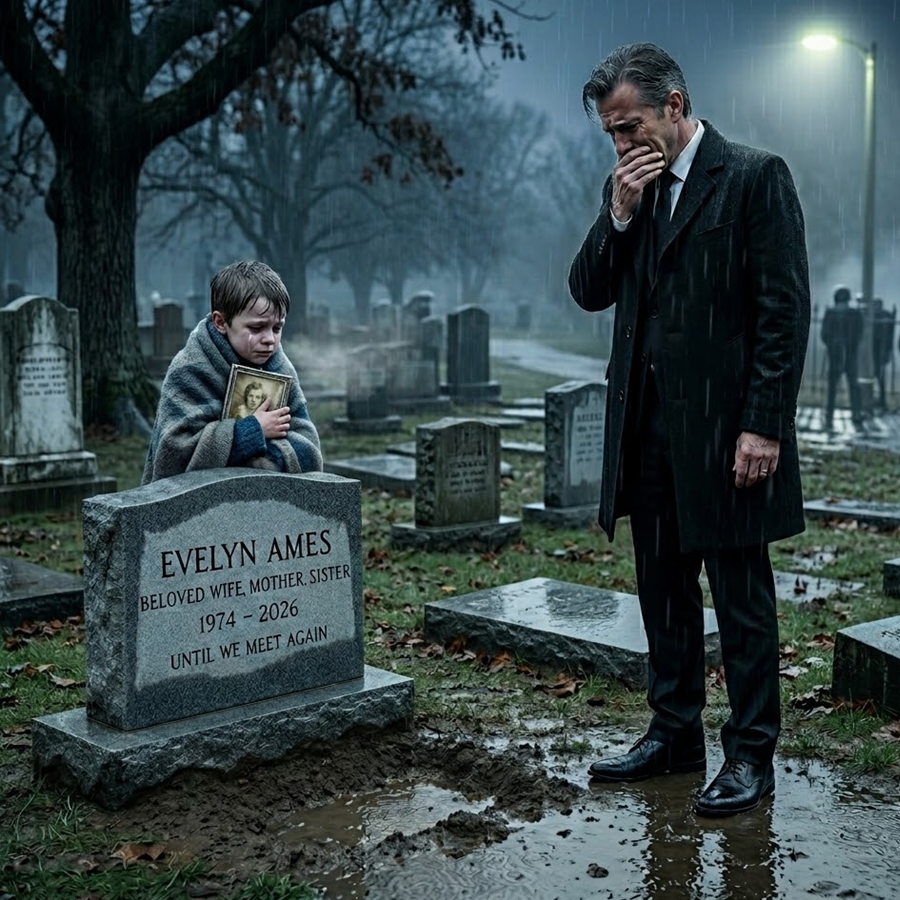 A Man Visited His Wife’s Grave After 5 Years—But Froze When a Child Whispered “She Told Me You’d Come”… What He Discovered Next Changed Everything…