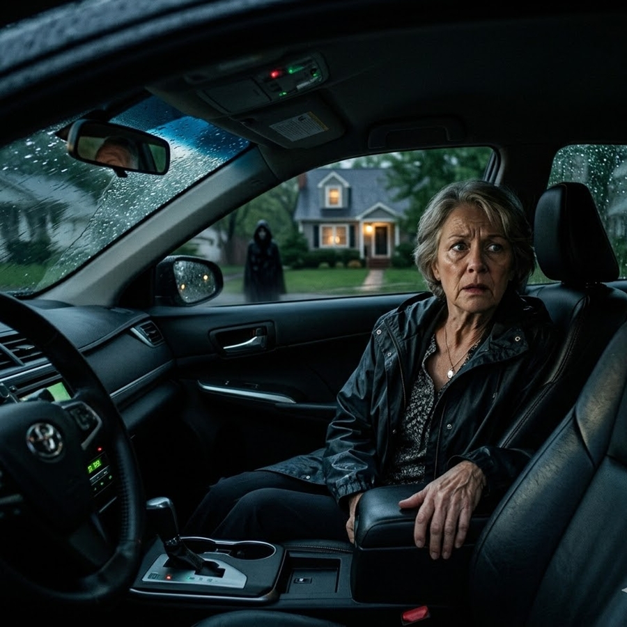 “My Driver Refused to Take Me Home—Then He Said There Was a Man Waiting Inside My House…”