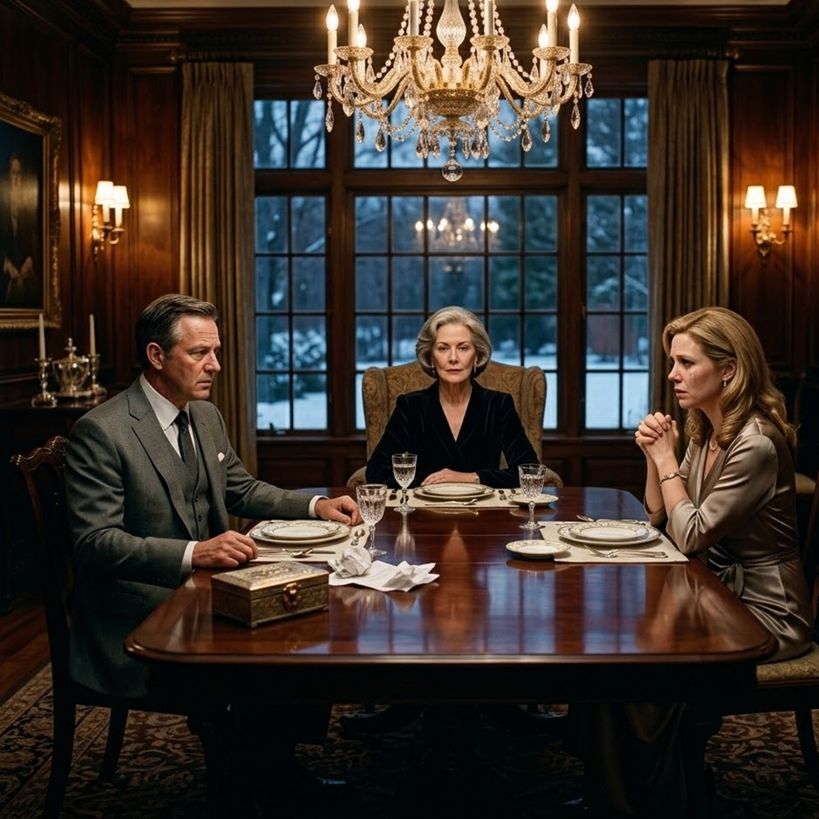 “Her Daughter Returned After 14 Years to Take the Mansion—But When She Opened the Folder at Dinner, She Realized She Had Walked Into a Trap Already Set in Motion…”