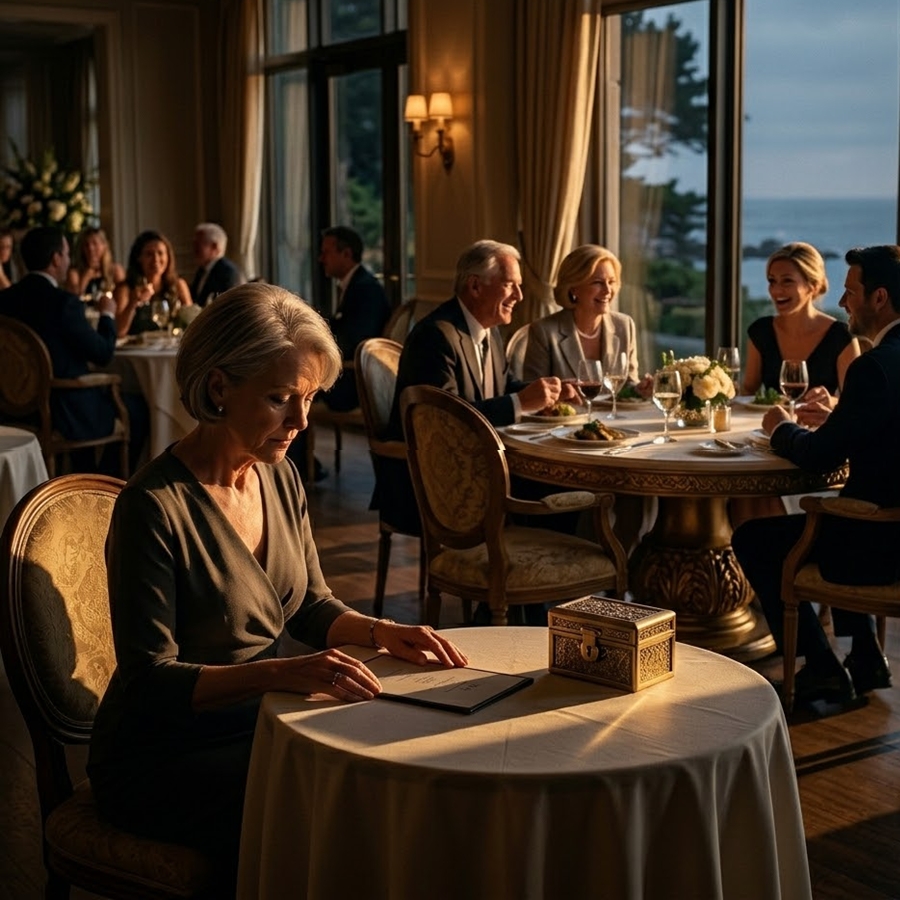 “They Forced Her to Sit Alone at Every Meal on a ‘Luxury’ Family Vacation—But Overnight, She Canceled Everything and Disappeared… Leaving Them Facing a Reality They Never Expected”