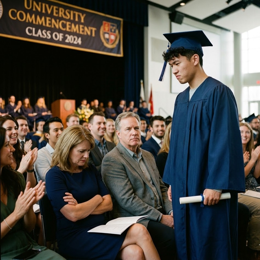 “Her Parents Called Her a ‘Bad Investment’ and Refused to Fund Her College—4 Years Later, the University President Called Her Name and Left the Entire Auditorium in Shock…”