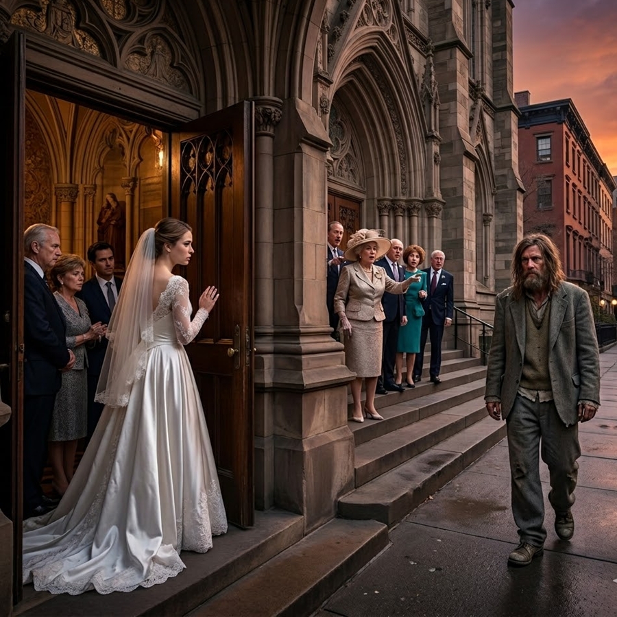 A Stepmother Forced Her Daughter to Marry a “Beggar” to Humiliate Her—But When He Stopped the Wedding and Revealed the Truth, The Entire Room Went Silent…