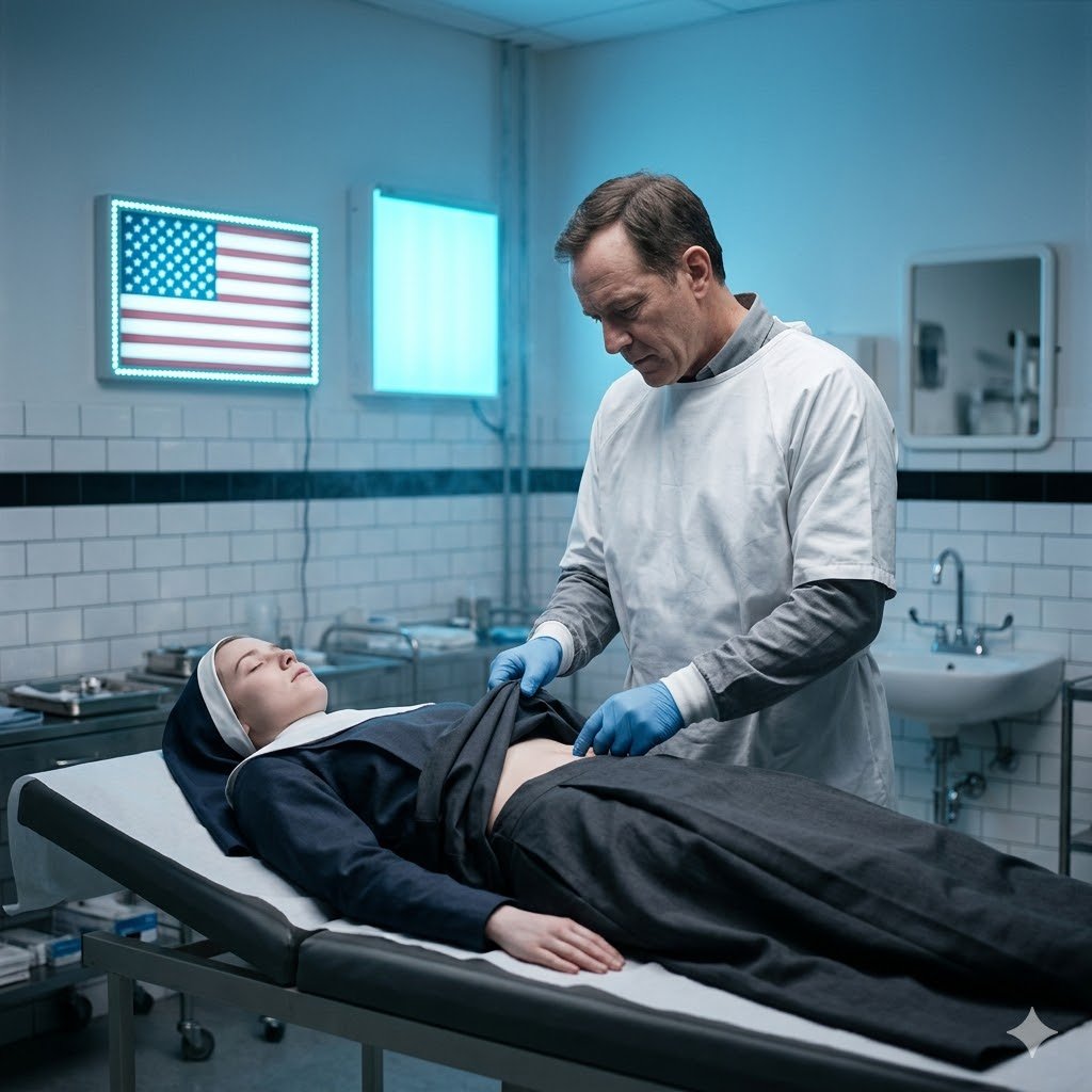 “Doctor… doctor, come and see this,” Camilo said, his voice breaking, taking two steps back as if the stretcher had just pushed him.