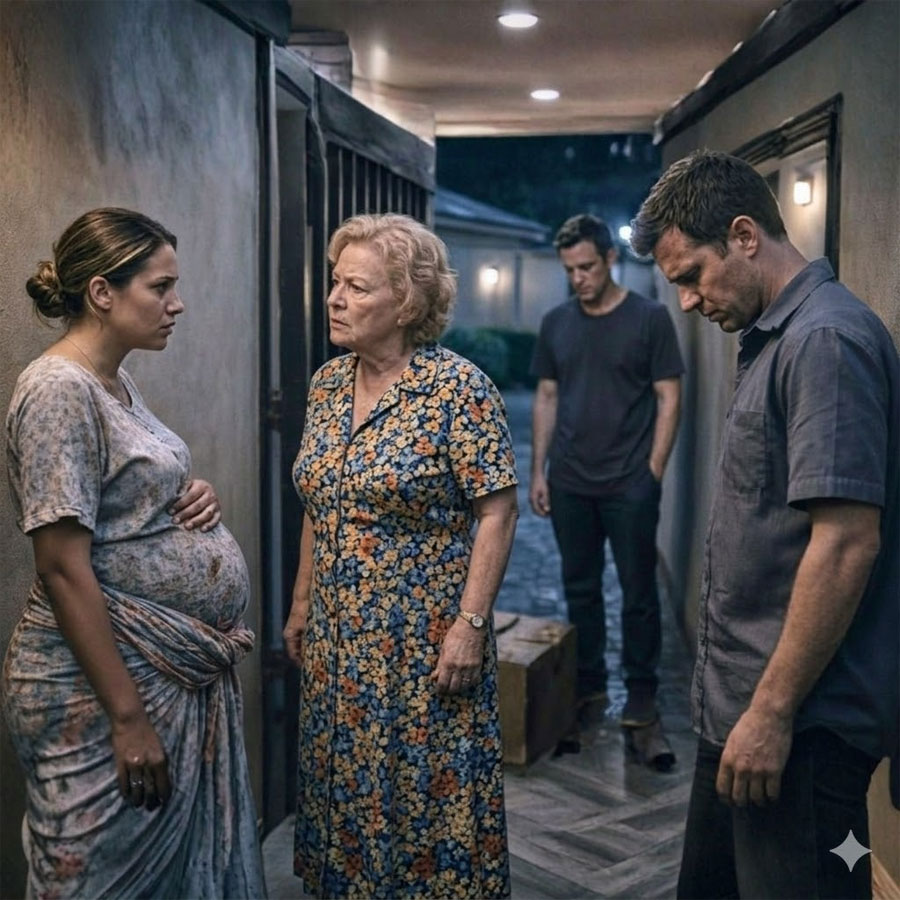A Poor Pregnant Wife Was Thrown Out at Midnight — Her Return Silenced the Entire Family