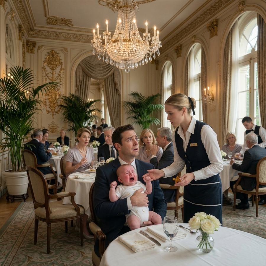 A Waitress Calmed a Billionaire’s Baby in Seconds—Weeks Later, She Faced the Woman Who Tried to Destroy Her