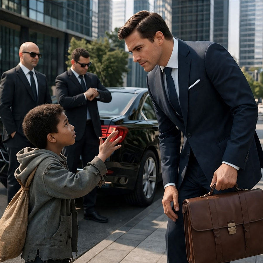 The Invisible Guardian: How a Seven-Year-Old’s Sharp Eyes Saved a Billionaire from a Deadly Trap