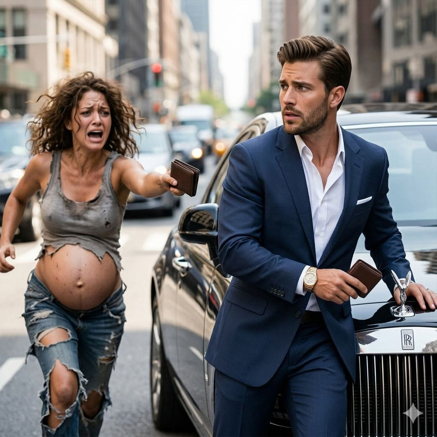 The Wallet and the Windfall: How a Pregnant Runaway’s Choice in a Rainstorm Toppled a Billionaire’s Walls
