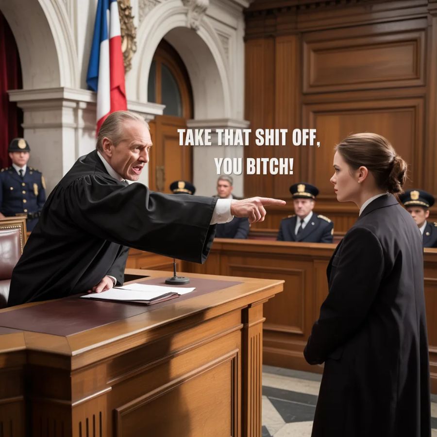 “Take that shit off, you bitch!” The judge yelled, unaware that this blue ribbon had cost my brothers’ blood. My silence wasn’t submission; it was mourning for a country that tramples its heroes. The truth? Justice is blind, but it always ends up burning its eyes.