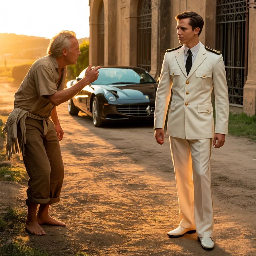 “You ungrateful son… you’re coming back now?” The old farmer trembled before the rusty gate as the young driver switched off the engine of his luxury car. He thought he was giving his father the best surprise of his life. But that night, he was the one who would discover a truth that would break his heart.