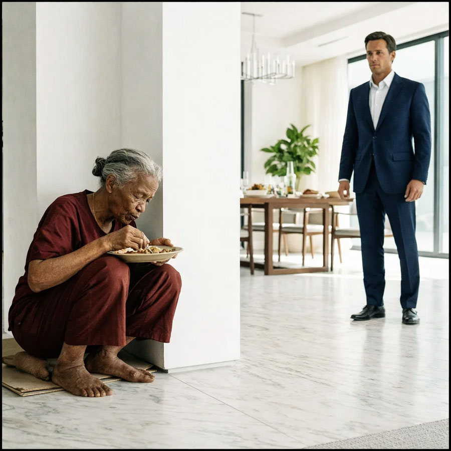 The Billionaire and the Scraps: A Mother’s Silent Sacrifice in a Glass Tower