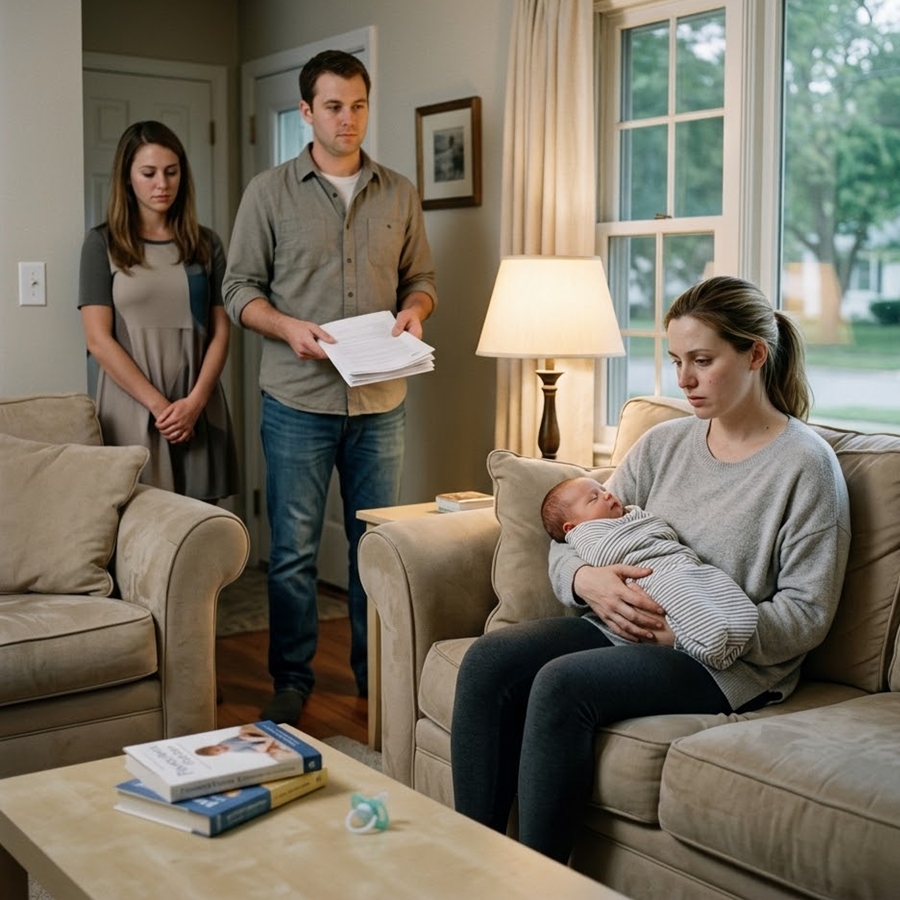 “Three Months After Giving Birth, He Walked In With His Mistress and Handed Her Divorce Papers—What He Didn’t Realize Was That the Quiet Signature She Left Behind Had Already Triggered the Collapse of His Entire Empire, and Everything He Owned Was About to Be Taken From Him”