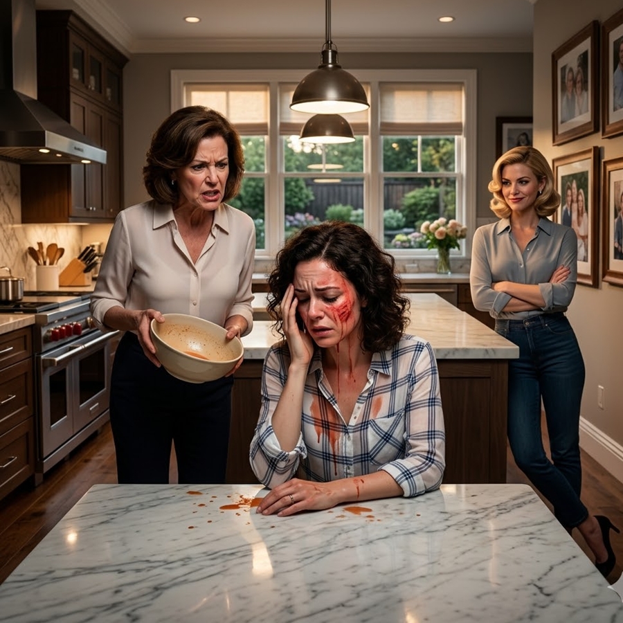 My Mother Threw Boiling Soup in My Face Because I Refused to Give Everything to My Stepsister — But When They Came Home, the House Was Empty… and a Lawyer Was Waiting