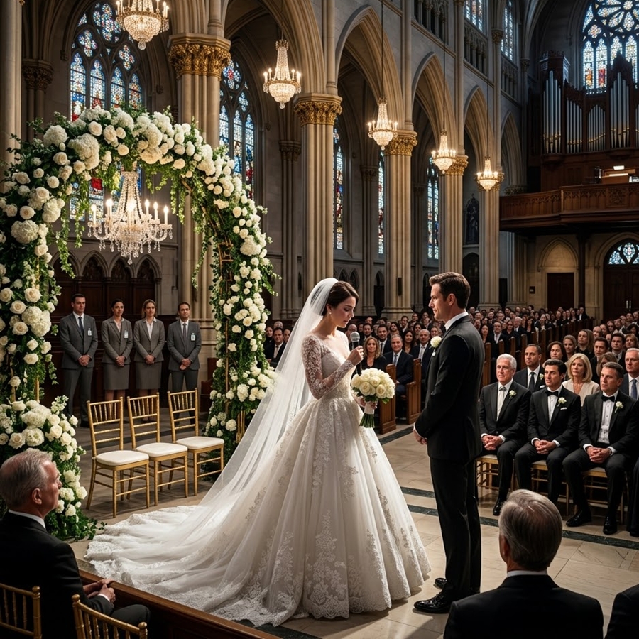 I Walked Into My Wedding With a Black Eye Hidden Under Makeup — But When I Grabbed the Microphone and Played One Video, the Groom’s Entire Empire Collapsed in Front of 300 Guests