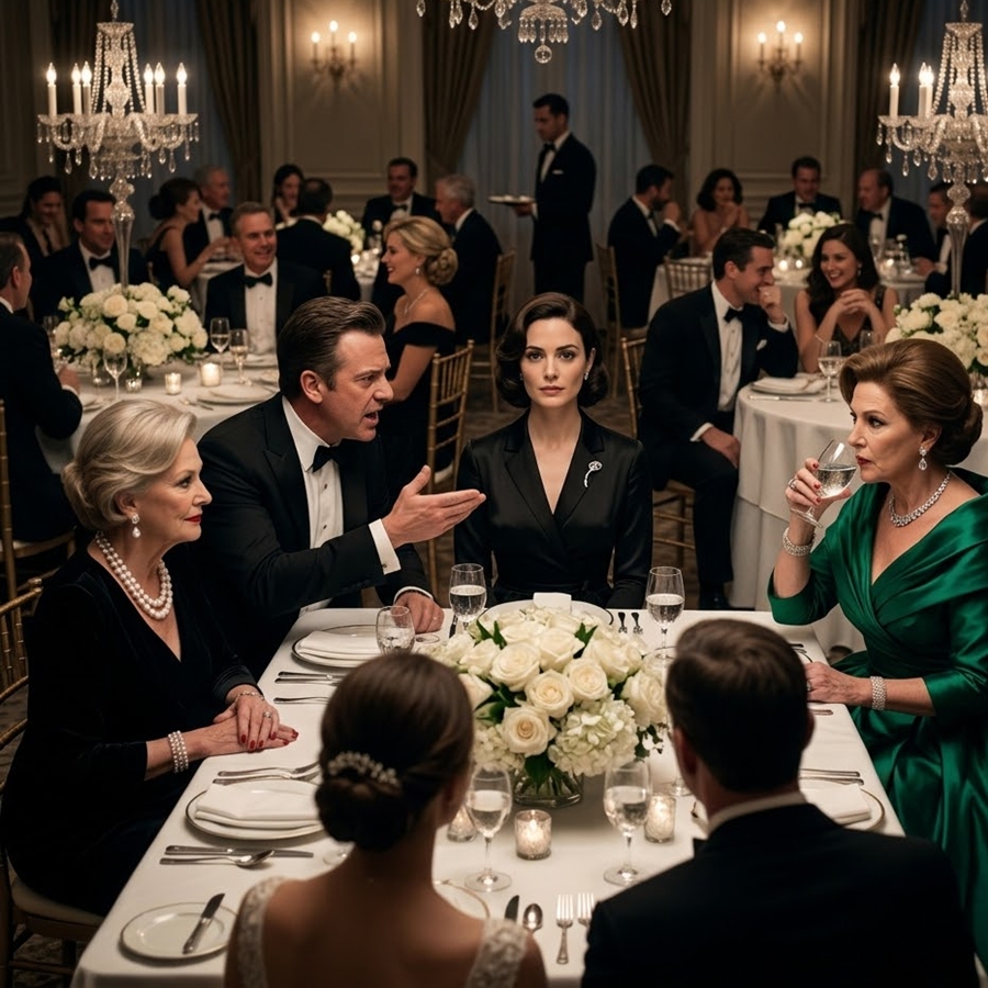 At My Sister’s Wedding Dinner, My Father Told Everyone I Clean Toilets for a Living — But When a Powerful Woman Recognized Me, the Entire Table Went Silent