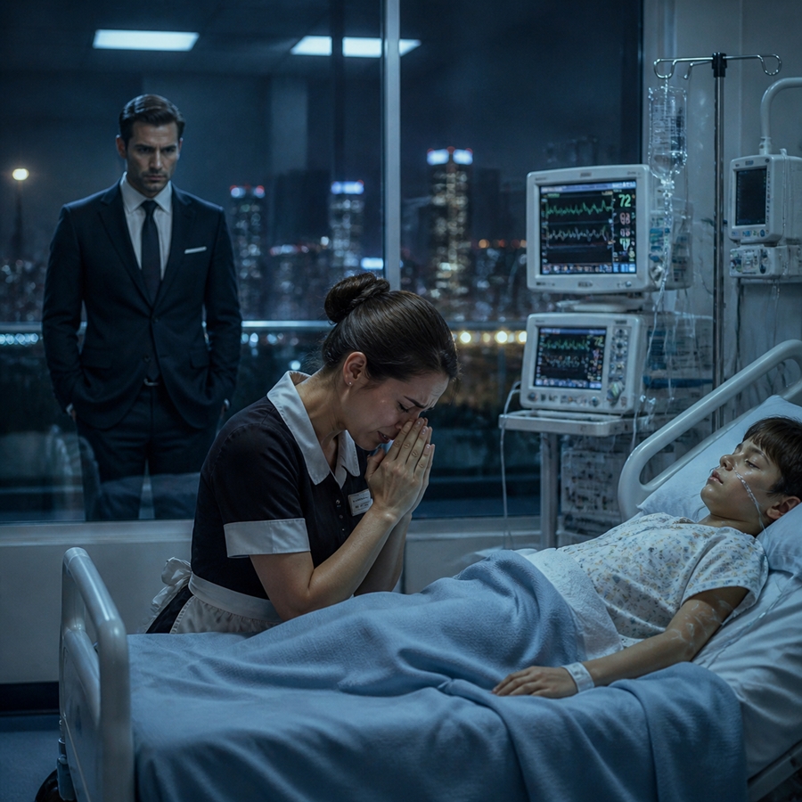 He Secretly Followed His Maid to a Hospital—But What He Saw Through the Glass Made Him Question Everything…