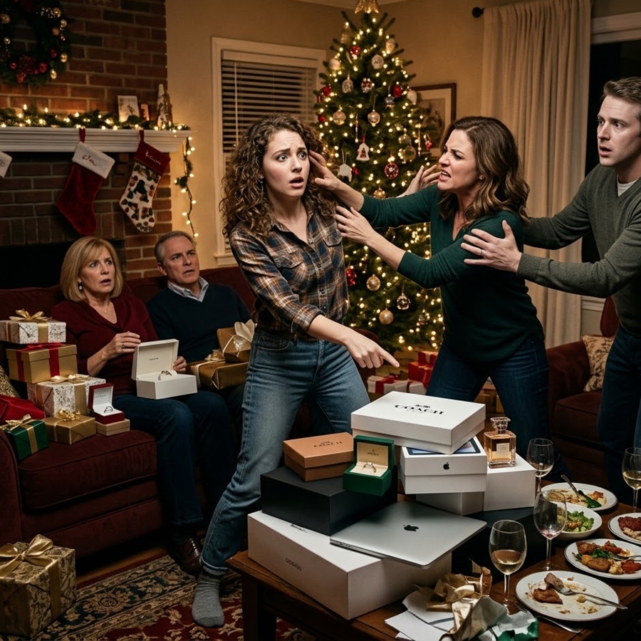 My Family Said No Christmas Gifts—Then Opened Thousands of Dollars in Luxury While I Was Handed a Used Gift Card… Until They Realized I Was the One Funding Everything They Owned