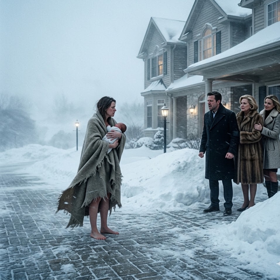 “They Threw a Mother and Her Newborn Into a Snowstorm… 24 Hours Later She Returned as the $2.3 Billion Heir Who Destroyed Everything They Thought They Owned”