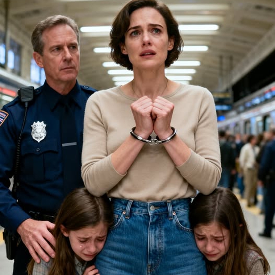 “They Handcuffed Me at the Airport in Front of My Twin Daughters for ‘Not Belonging’ in First Class—Then Six Black SUVs Breached the Tarmac and the Federal Director Looked Up and Said: ‘Ma’am’”