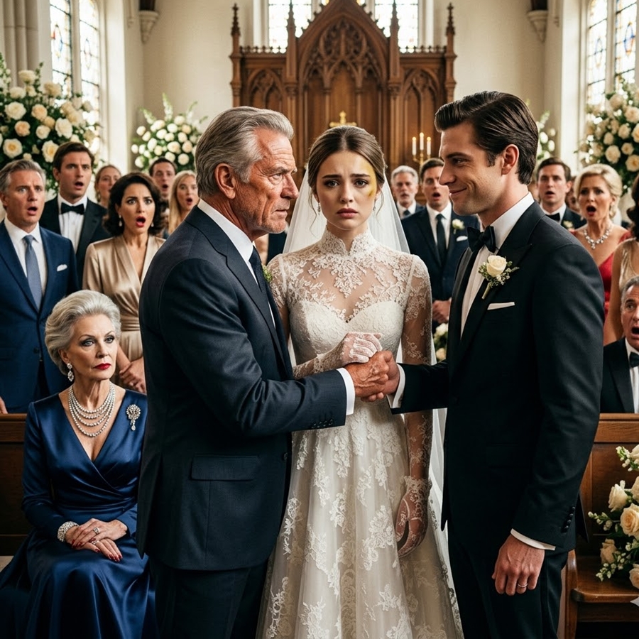 My Father Stopped My Wedding After Seeing the Bruises on My Face—Then My Billionaire Fiancé Realized I Had Been Recording Everything