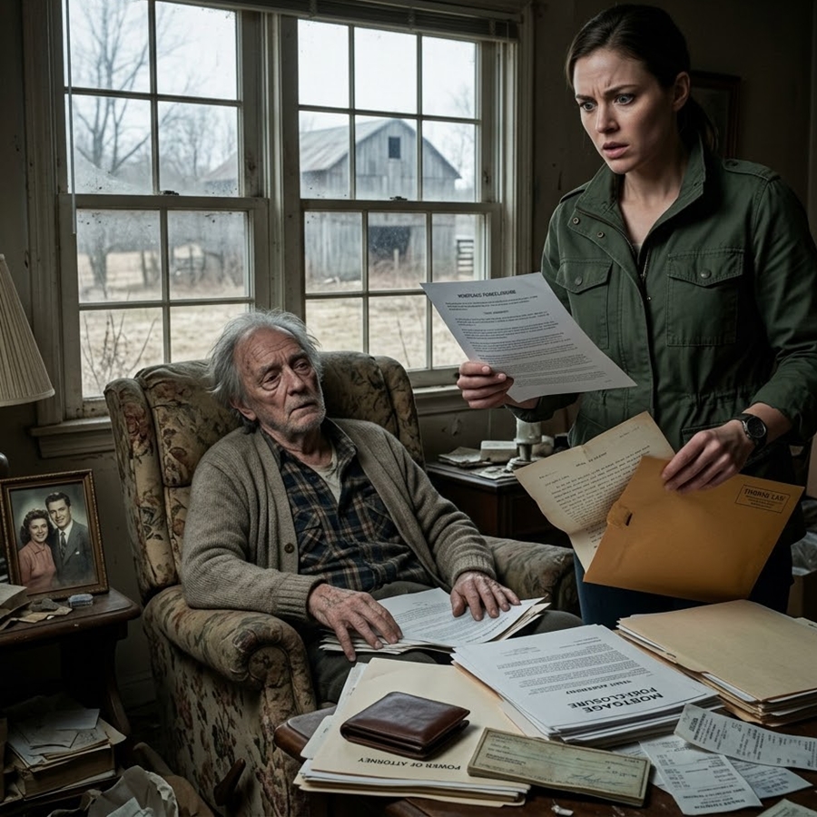 I Found My Grandfather Nearly Frozen in a Locked House After My Parents Went on Vacation—But What Grandma Hid in Her Bible Turned the Entire Family Into Evidence