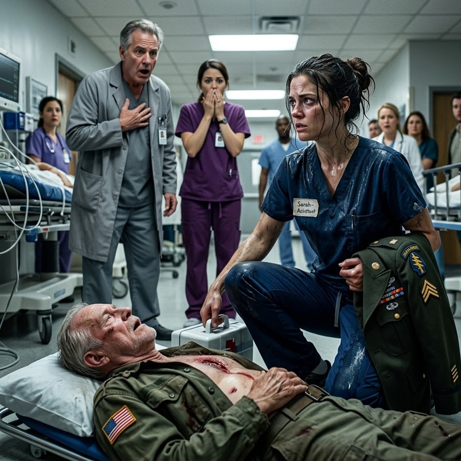 “They Thought She Was Just a Wet Hospital Nurse—Until She Took Over a Code Blue Like a Navy SEAL Commander and Exposed a Hidden Medical Cover-Up”
