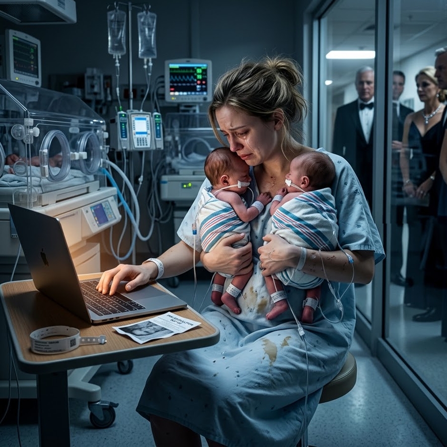 My Husband Left Me With Newborn Twins After His Mother Told Him To — Years Later, He Turned on the TV and Saw the Woman He Abandoned Become the One Destroying Everything He Came From