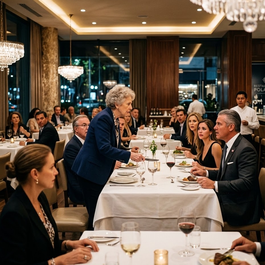 “At a Luxury Dinner in Polanco, a ‘Harmless’ Elderly Mother-in-Law Stood Up, Tapped a Steak Knife Against Her Glass—and in Seconds, a Powerful Family Realized the Woman They Humiliated Was About to Destroy Their Entire Empire”