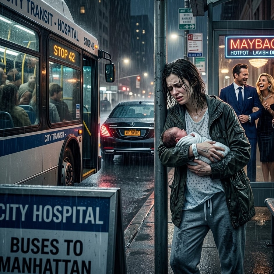 He Forced His Wife and Newborn to Take the Bus Home While He Drove His Family to a Luxury Hotpot Dinner — Two Hours Later, He Lost Everything When He Learned Who She Really Was