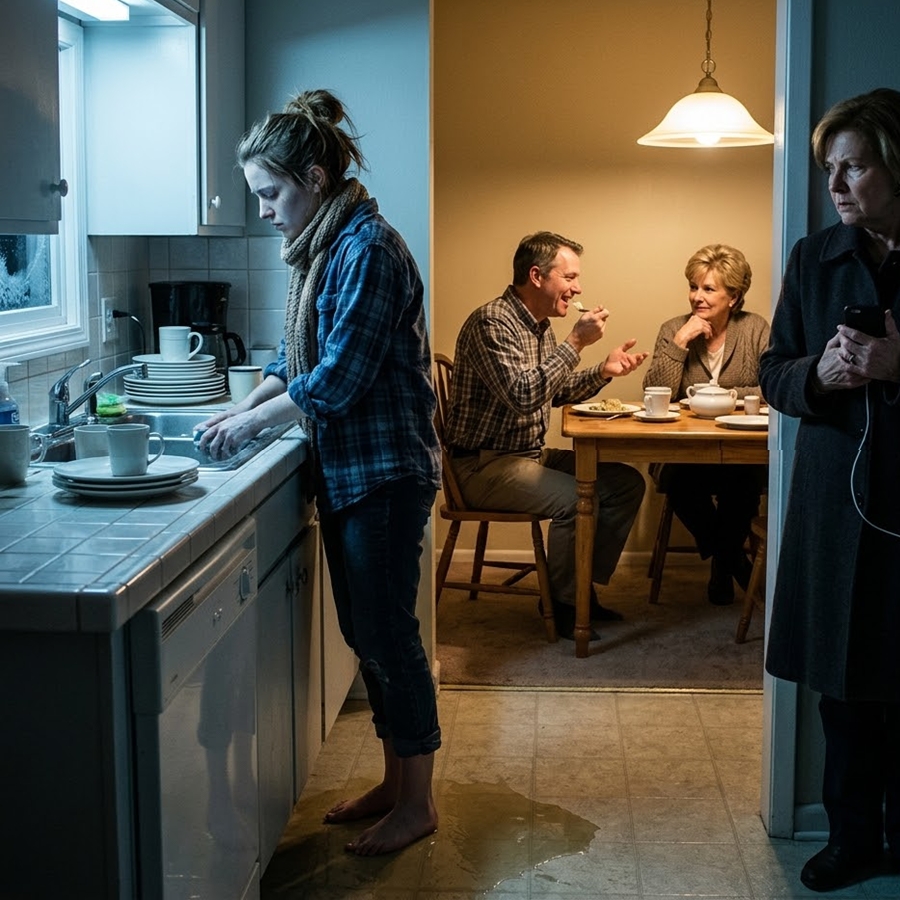 I Walked Into My Daughter’s Kitchen Without Warning — What I Saw Her Husband Making Her Do Made Me Dial One Phone Call That Ended Everything