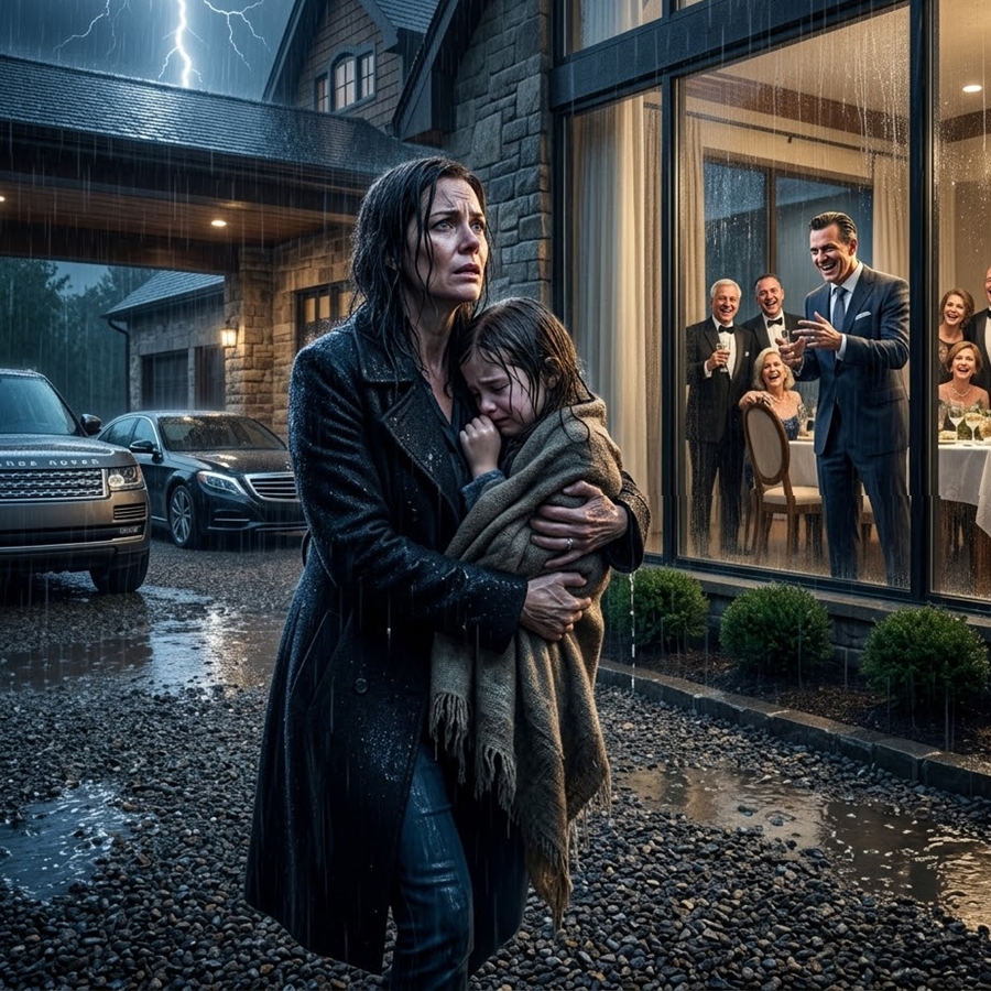 I Found My Daughter Kneeling in the Rain Outside Her Mansion—What I Said Before Walking Through That Door Destroyed Her Husband’s Family Forever