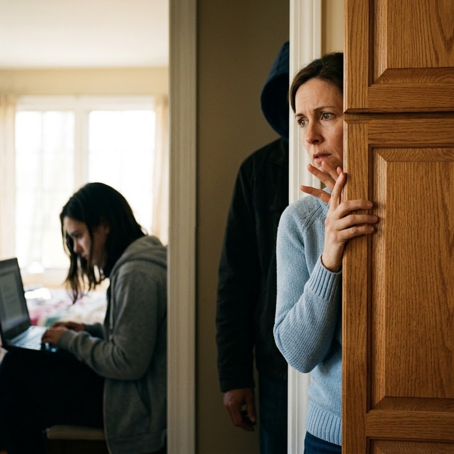 “My Neighbor Said She Saw My Daughter Coming Home During School Hours—So I Hid Inside My Own House… and What I Overheard at 9:32 a.m. Made Me Realize My Child Was Living a Double Life I Never Knew About”
