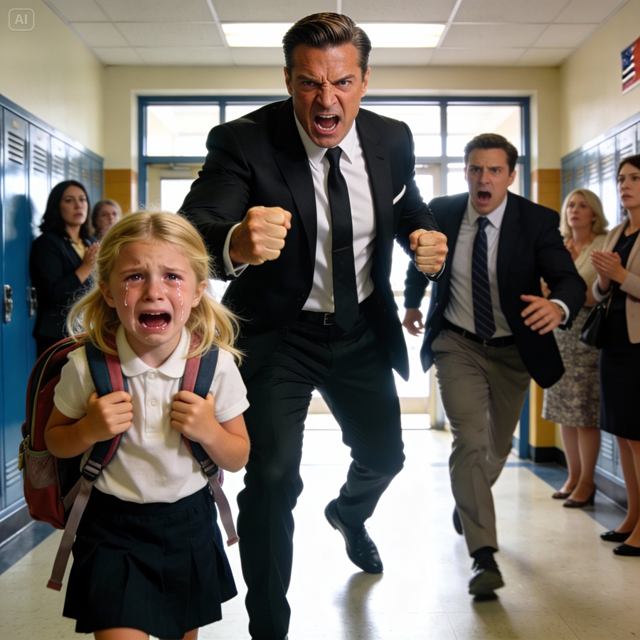 Millionaire Father Storms Into Elite School After His 8-Year-Old Daughter Begs Him Not to Enter the Classroom — What He Discovered Left Parents Horrified