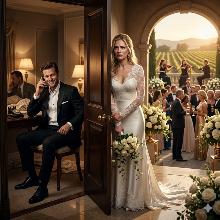 “I Forgot My Phone on My Wedding Day — Then I Overheard My Groom Calling Me ‘The Next One’ in a Fraud He Thought I’d Never Survive”
