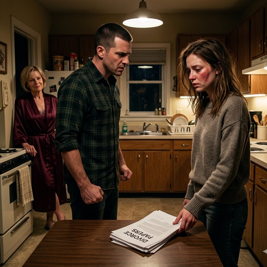 “My Husband Slapped Me for Not Cooking While I Had a 40°C Fever — Then He Signed My Divorce Papers Without Knowing I Already Owned His Entire Life”