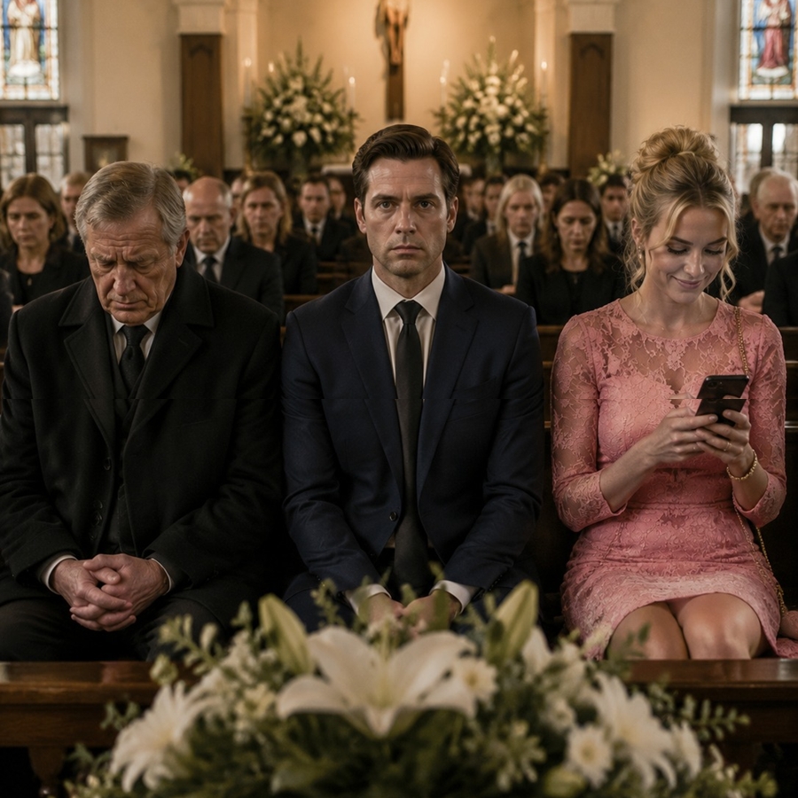 At My Wife’s Funeral, My Daughter-in-Law Called It a “Celebration”—But My Late Wife’s Letter Revealed the Truth She Thought She Had Buried