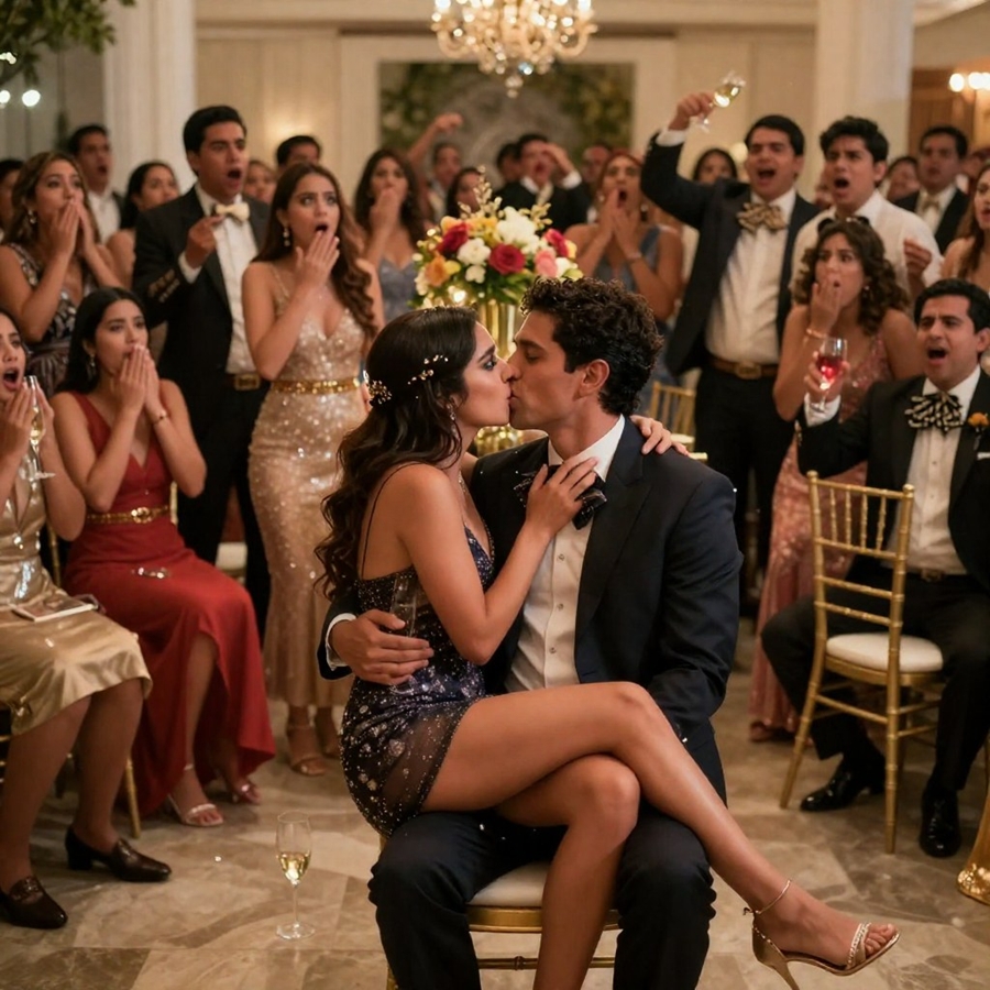 “My Fiancé Let His ‘Best Friend’ Sit on His Lap and Kiss Him in Front of Everyone—But When My Best Friend Arrived, One Calm Sentence Exposed a Hidden Truth That Ended My Engagement Forever”