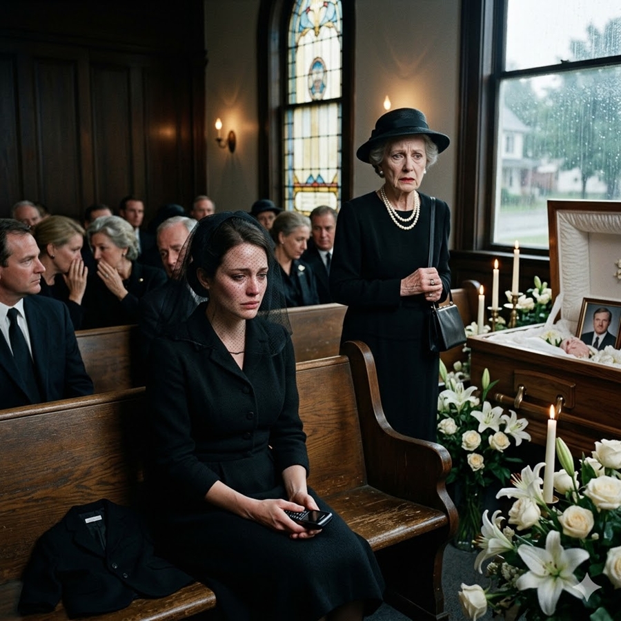 At His Father’s Funeral, an 8-Year-Old Boy Stood Up With a Phone in His Hands—What He Said Next Made an Entire Powerful Family Go Silent