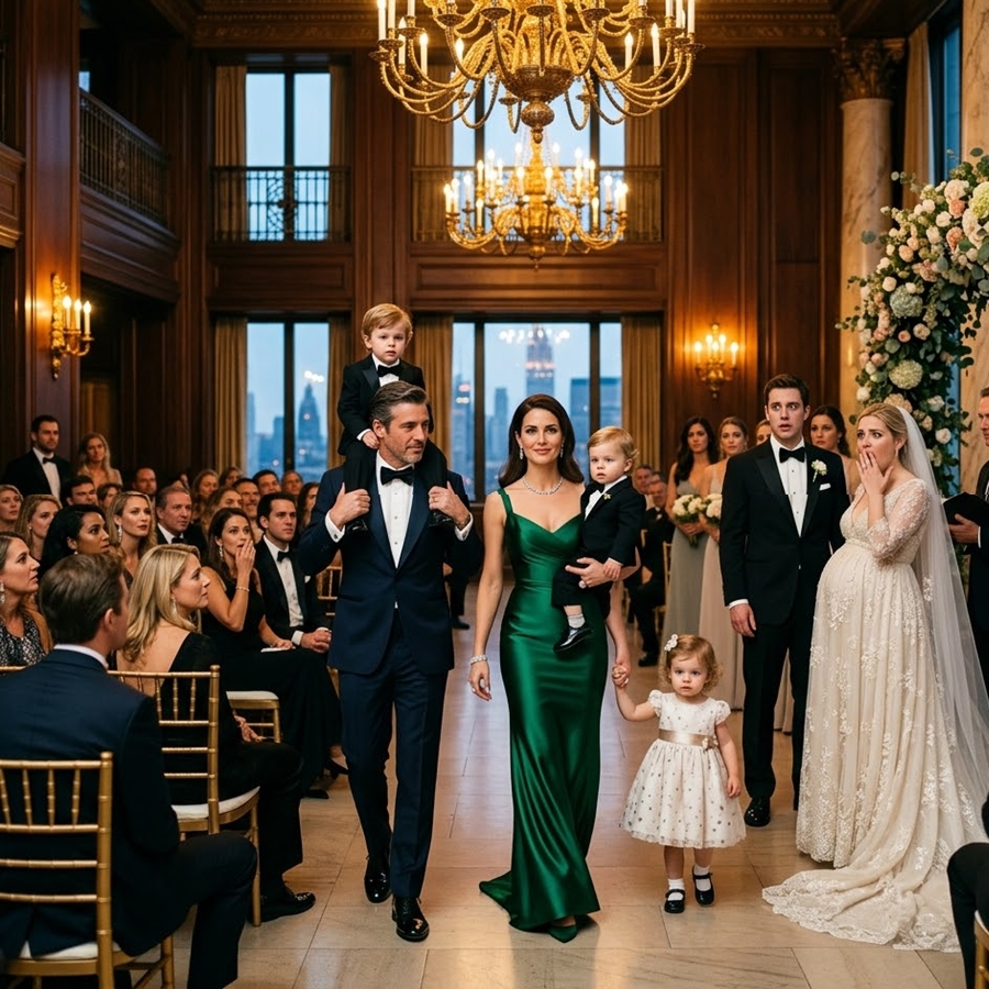 My Ex Invited Me to His Wedding to Humiliate Me for Being “Infertile” — Then I Arrived With My Billionaire Husband and Triplets