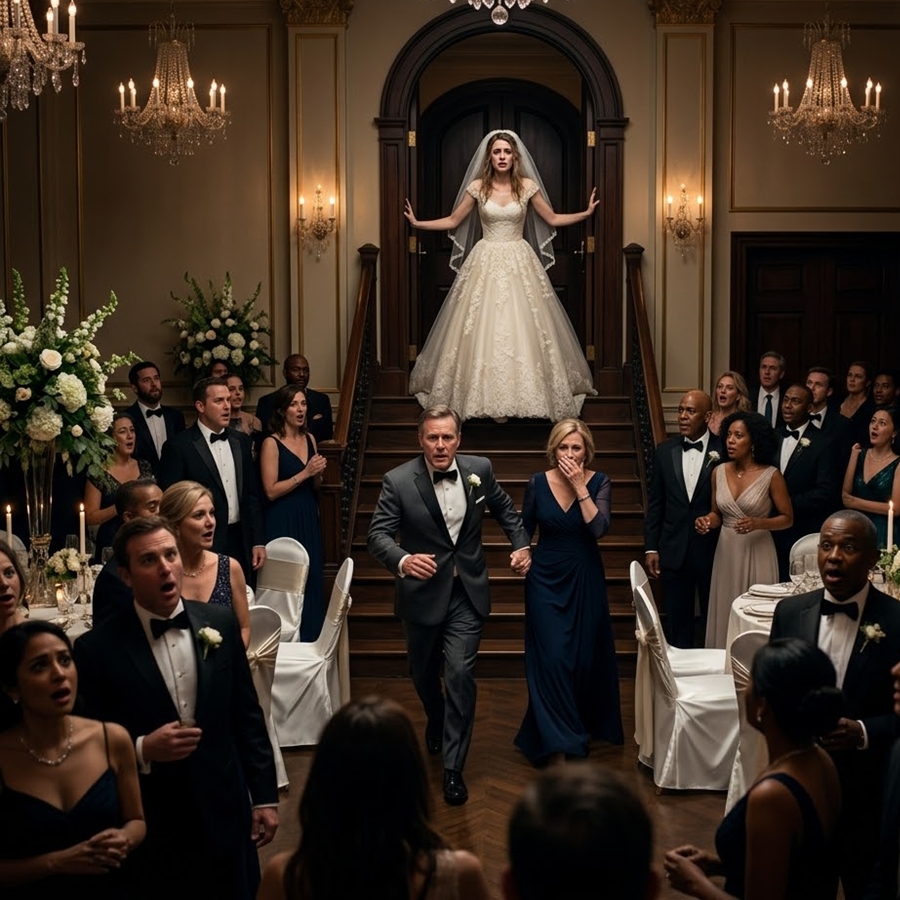 A Bride’s Scream Echoed From the Honeymoon Suite Moments After the Wedding Ended — Then She Appeared in Tears and Said, “You Shouldn’t Have Come Up There”