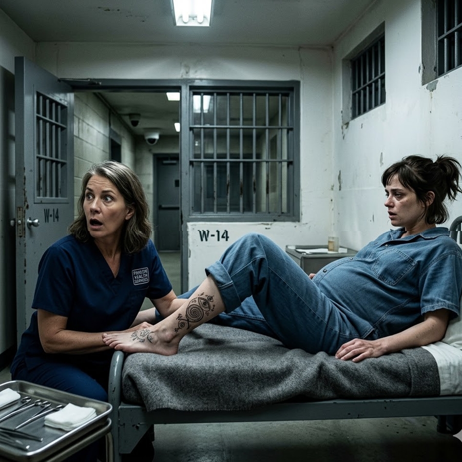 A Pregnant Inmate Was About to Give Birth in Prison—But When the Midwife Saw the Symbol on Her Foot, She Called for a Chaplain and Said, “This Shouldn’t Be Born Here”