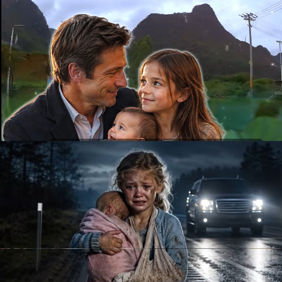 “A Billionaire Stopped on a Highway for a Barefoot Child—But When He Followed Her to the Hospital, He Uncovered a ‘Charity’ That Was Hiding Something Far Darker Than Anyone Imagined…”