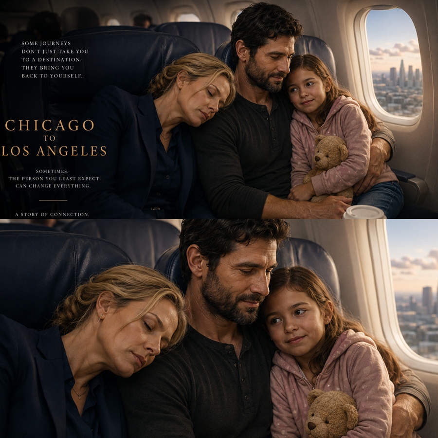 “A Billionaire CEO Fell Asleep on a Stranger’s Shoulder Mid-Flight—What the Single Dad Did While She Slept Changed Her Life Forever, But the Real Shock Came Weeks Later…”