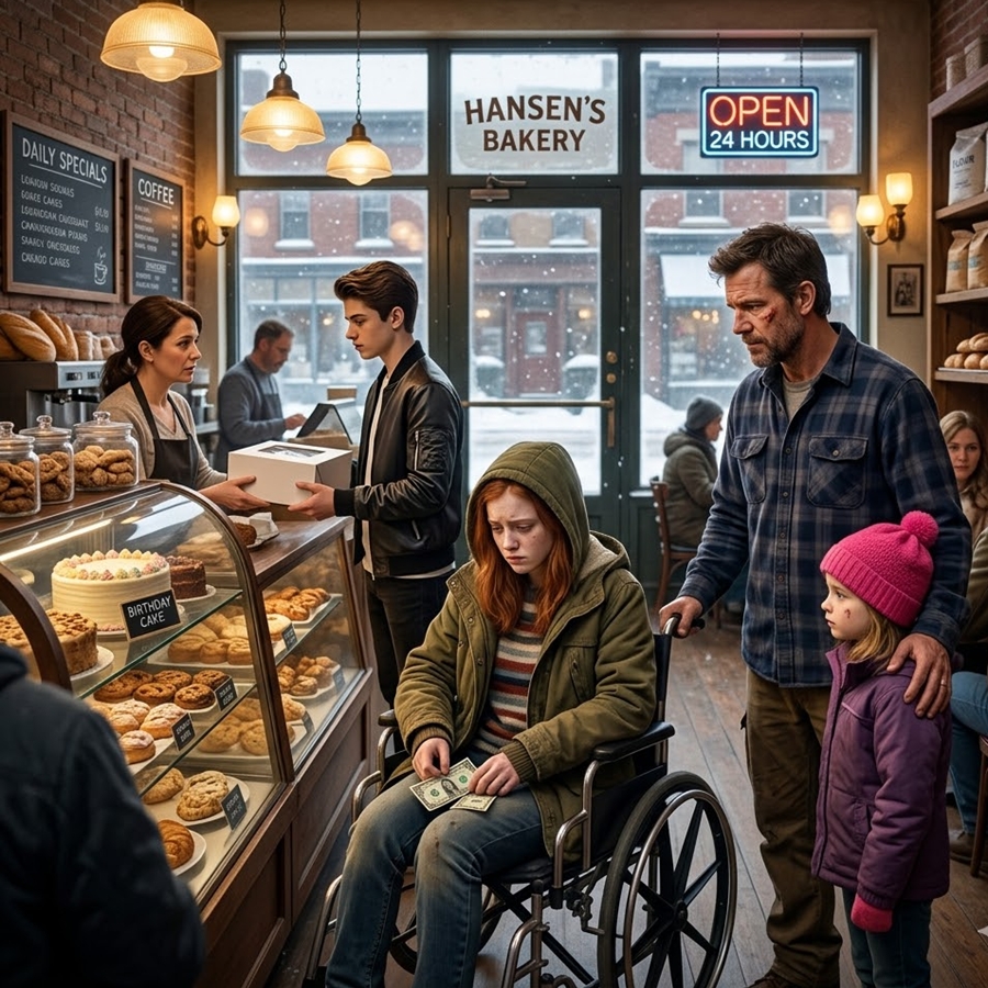 “A Disabled Girl Walks Into a Bakery With Only $3… What a Single Father Does Next Leaves Everyone Speechless”