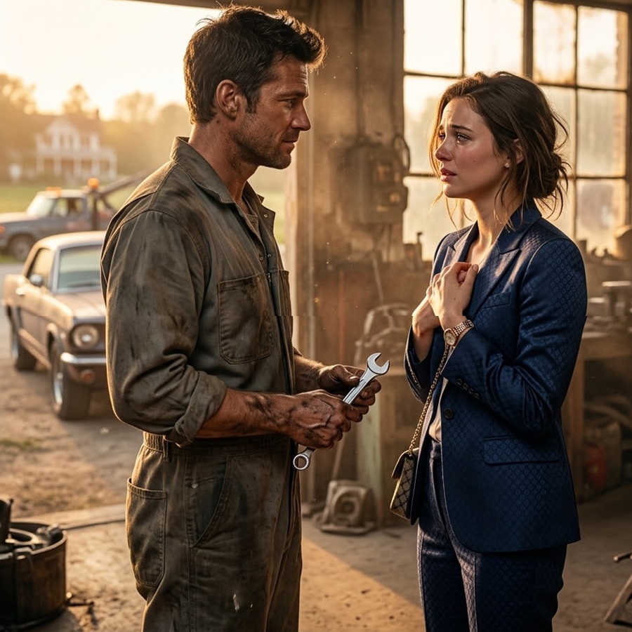 A Millionaire CEO Paid a Mechanic to Be Her Fake Boyfriend for a Weekend — But What Happened at the Family Estate Changed Everything She Believed About Power, Love, and Worth