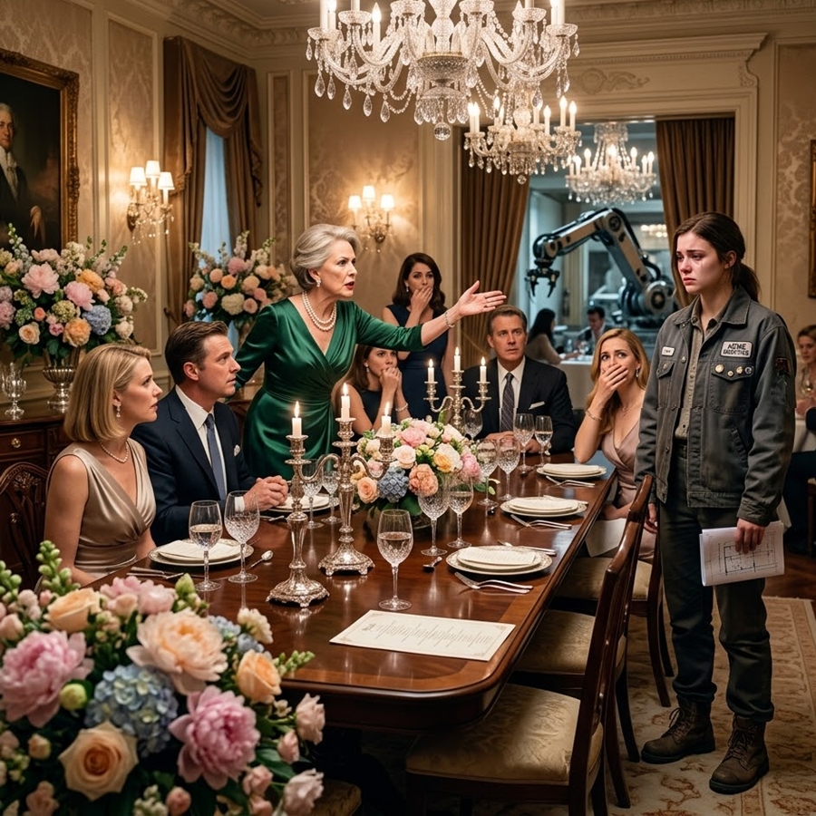 At a Luxury Mother’s Day Dinner, My Family Erased Me for Working in a Factory—Years Later They Walked Into My Company Lobby Begging for Help, and Froze When They Learned Who I Had Become…