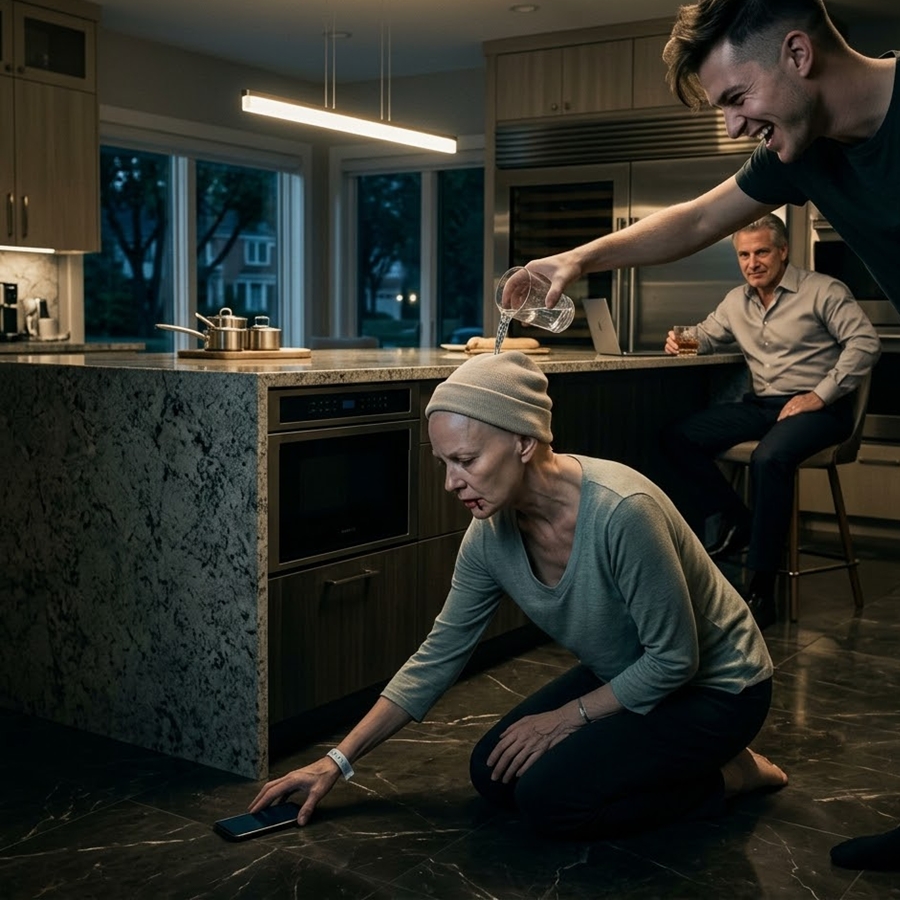My Chemotherapy Left Me Bald and Weak—So My Stepson Humiliated Me and My Husband Watched… Until I Froze Their Entire Financial Future With One Tap