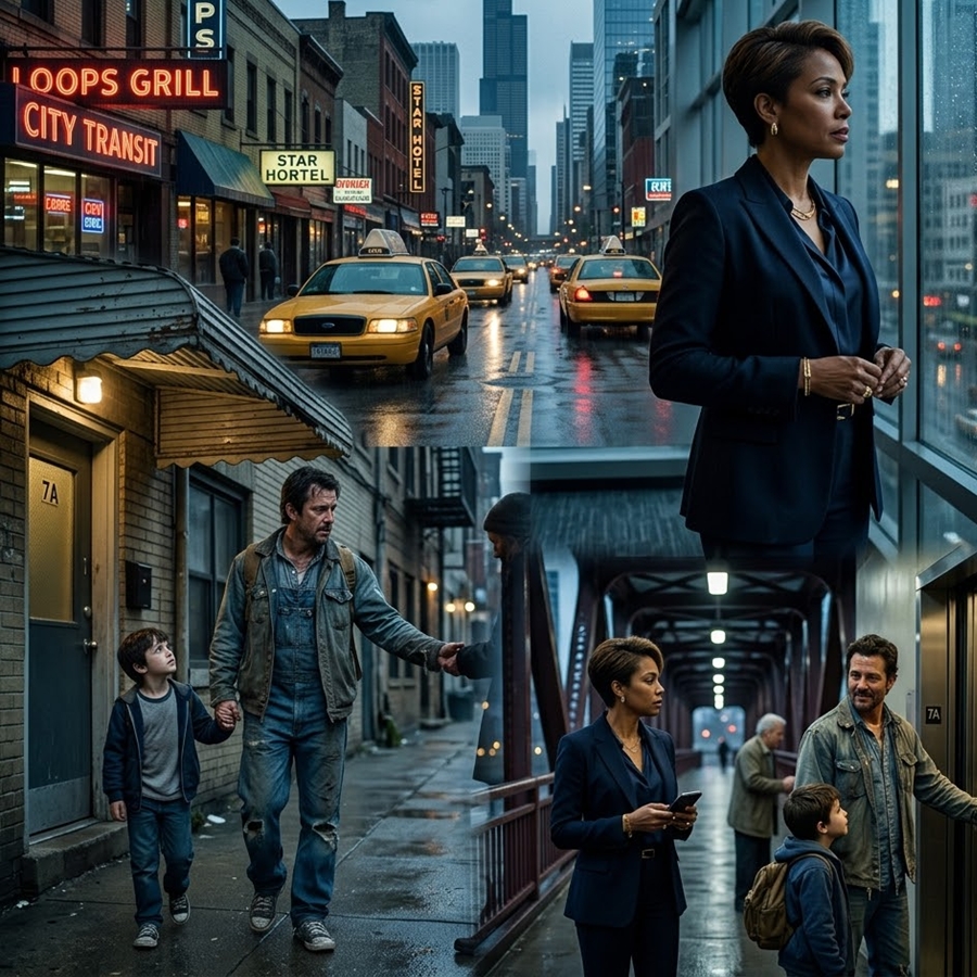 A Poor Single Father Saved a Stranded Woman in the Rain—Days Later He Discovered She Was a Billionaire CEO, and His Entire Life Was About to Change Forever